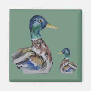 Farbige Ente Magnet