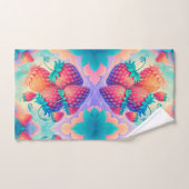 Farbige Erdbeere Badhandtuch Set (Handtuch)