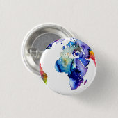 farbige Erde Button (Vorne & Hinten)