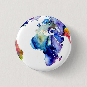 Farbige Erde  Button