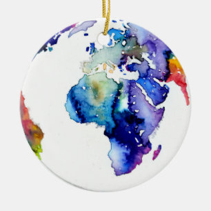 farbige Erde Keramik Ornament