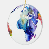 farbige Erde Keramik Ornament (Links)