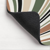 Farbige Erdfarben Retroviere Mousepad (Ecke)