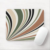Farbige Erdfarben Retroviere Mousepad (Mit Mouse)