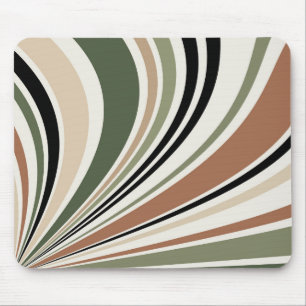 Farbige Erdfarben Retroviere Mousepad