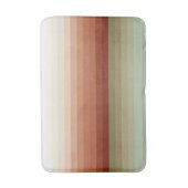 Farbige Erdtöne gestreift Badematte (Vorderseite Vertikal)