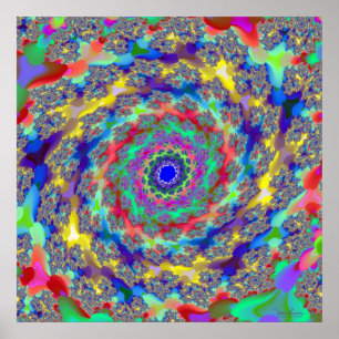 Farbige Erholung des Universums Poster