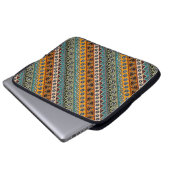 Farbige, ethnisch-aztec-Muster Laptopschutzhülle (Vorne Knopf)