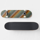 Farbige, ethnisch-aztec-Muster Skateboard (Horizontal)