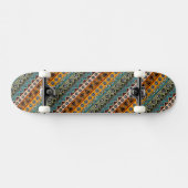 Farbige, ethnisch-aztec-Muster Skateboard (Horizontal)
