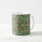 Farbige ethnisch gemusterte Herkunft. Arabesque vi Kaffeetasse (VorderseiteRechts)