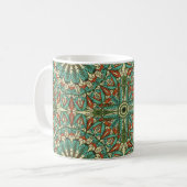 Farbige ethnisch gemusterte Herkunft. Arabesque vi Kaffeetasse (Vorderseite Links)