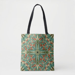 Farbige ethnisch gemusterte Herkunft. Arabesque vi Tasche