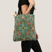 Farbige ethnisch gemusterte Herkunft. Arabesque vi Tasche (Von Nahem)