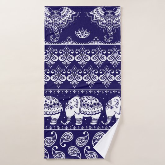 Farbige ethnisch nahtlose Stammesmuster Badehandtuch (Badehandtuch)