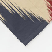 Farbige ethnisch nahtlose Stammesmuster Fleecedecke (Ecke)