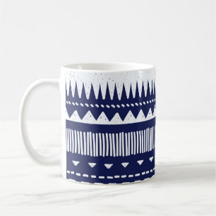 Farbige ethnisch nahtlose Stammesmuster Kaffeetasse