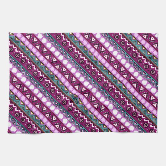 Farbige ethnische Muster Handtuch (Horizontal)