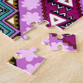 Farbige ethnische Muster Puzzle (Seite)