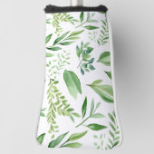 Farbige Eukalyptus-Blätter in rustikalen Farben Golf Headcover (Rotieren 90)