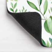 Farbige Eukalyptus-Blätter in rustikalen Farben Mousepad (Ecke)