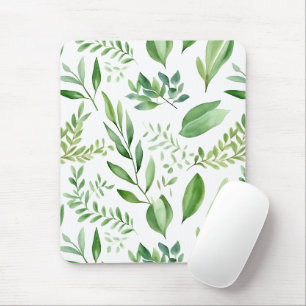 Farbige Eukalyptus-Blätter in rustikalen Farben Mousepad