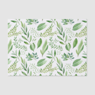 Farbige Eukalyptus-Blätter in rustikalen Farben Seidenpapier