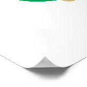 Farbige Eulen Poster (Ecke)