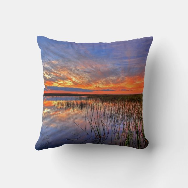Farbige Everglades, Florida, Kissen (Rückseite)