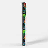 Farbige exotische Blume, Glasperlen sehen aus Case-Mate iPhone Hülle (Rückseite / Rechts)