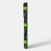 Farbige exotische Blume, Glasperlen sehen aus Case-Mate iPhone Hülle (Rückseite / Links)