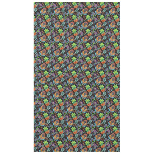 Farbige exotische Blume, Glasperlen sehen aus Tischdecke (Vorderseite)