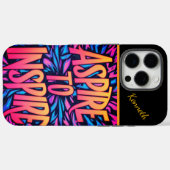 Farbige Explosion der Inspiration. Case-Mate iPhone Hülle (Rückseite (Horizontal))