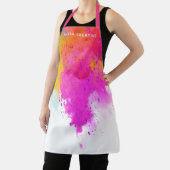 Farbige Explosionskünstlerin Schürze (InSitu)