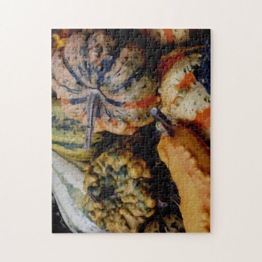 Farbige Extravagante Gourds Foto Ölgemälde Puzzle (Vertikal)