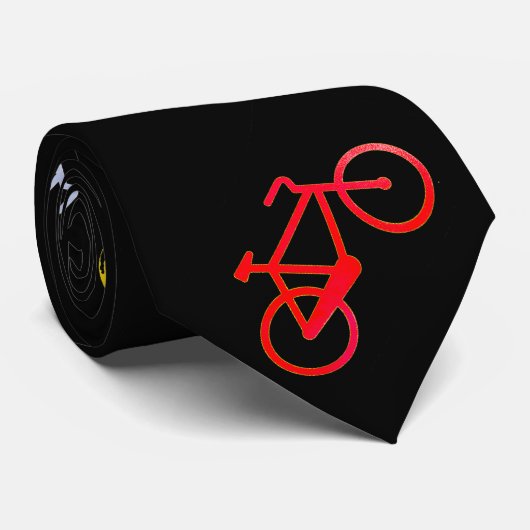 Farbige Fahrräder Krawatte (Gerollt)