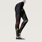 Farbige Fahrräder Leggings (Rechts)
