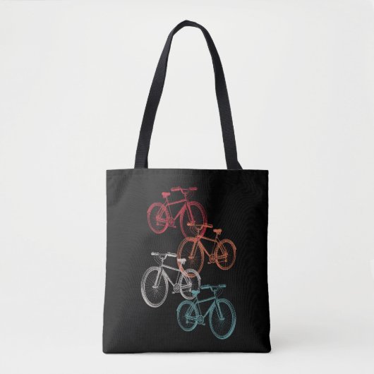 Farbige Fahrräder Tasche (Vorderseite)
