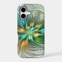 Farbige Fantasie Moderne Abstrakte Blume Fraktal