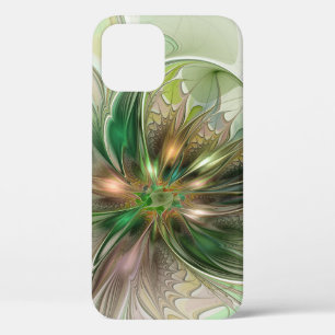 Farbige Fantasie Moderne Abstrakte Fraktale Blume Case-Mate iPhone Hülle