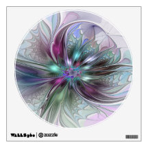 Farbige Fantasy-Abstrakte Moderne Fraktal-Blume