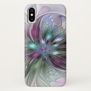 Farbige Fantasy-Abstrakte Moderne Fraktal-Blume Case-Mate iPhone Hülle