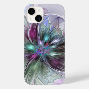 Farbige Fantasy-Abstrakte Moderne Fraktal-Blume Case-Mate iPhone 14 Hülle
