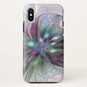 Farbige Fantasy-Abstrakte Moderne Fraktal-Blume Case-Mate iPhone Hülle