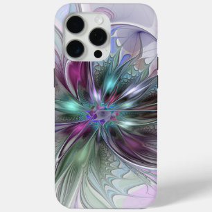 Farbige Fantasy-Abstrakte Moderne Fraktal-Blume Case-Mate iPhone Hülle