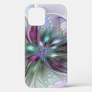 Farbige Fantasy-Abstrakte Moderne Fraktal-Blume Case-Mate iPhone Hülle