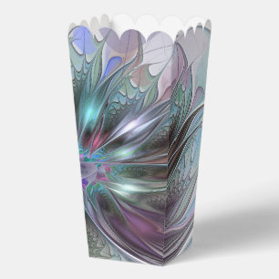 Farbige Fantasy-Abstrakte Moderne Fraktal-Blume Geschenkschachtel