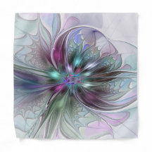 Farbige Fantasy-Abstrakte Moderne Fraktal-Blume