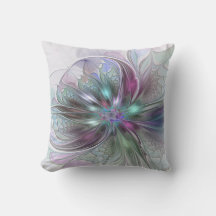 Farbige Fantasy-Abstrakte Moderne Fraktal-Blume