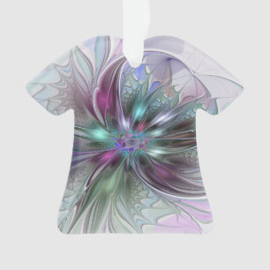 Farbige Fantasy-Abstrakte Moderne Fraktal-Blume Ornament